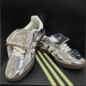 Wales Bonner x adidas Samba Silver Metallic